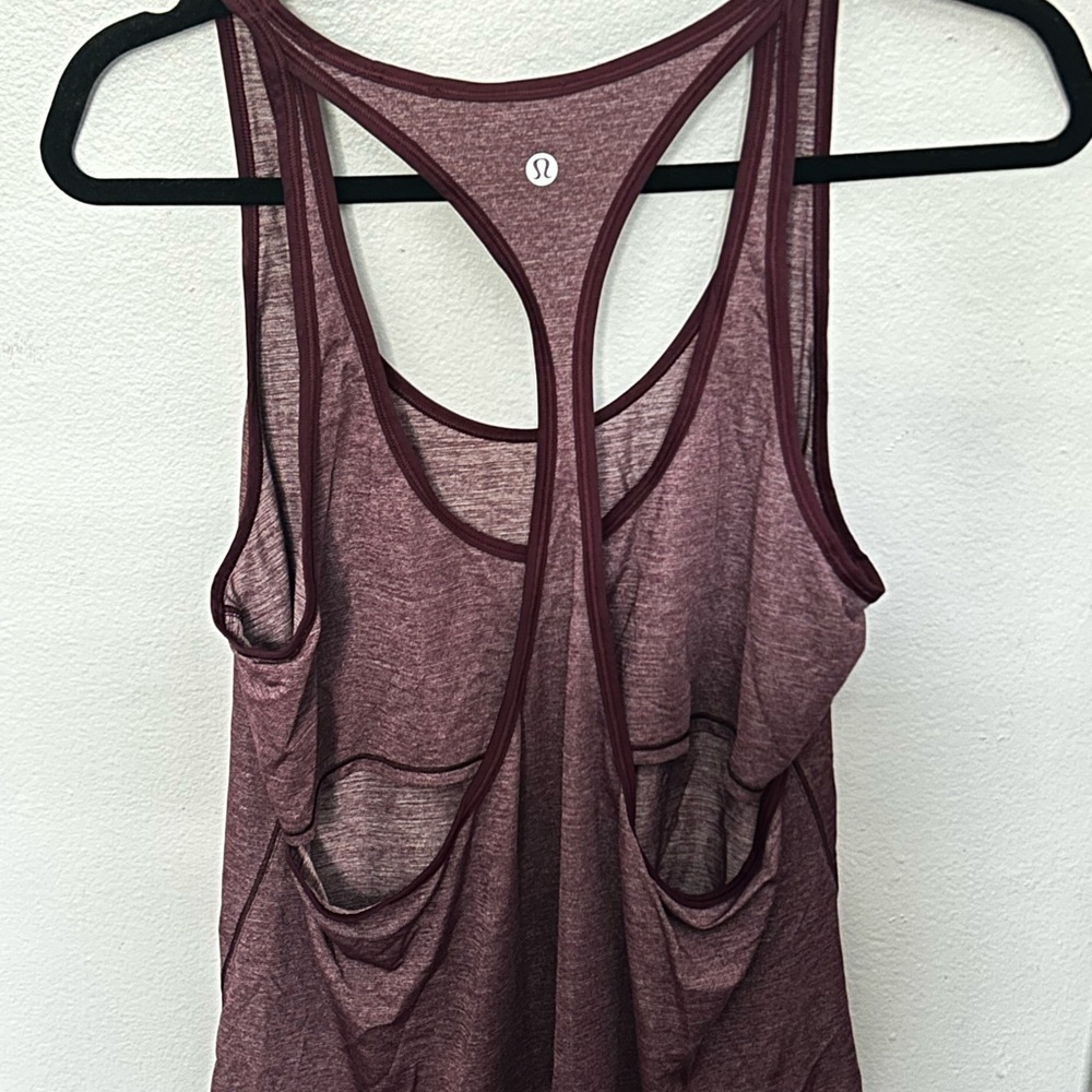 lululemon athletica Maroon Women's Tank Top